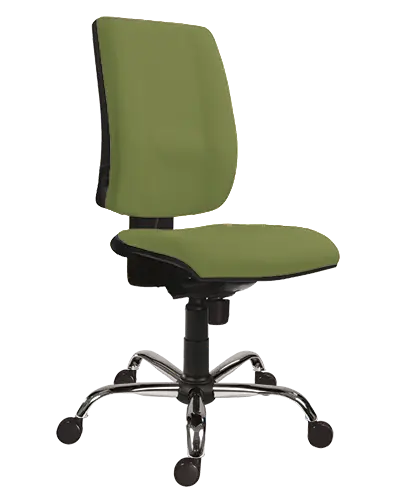 777 ASYN/CR křeslo kancelářské, koženka BLOOM B 022 - koženka kiwi